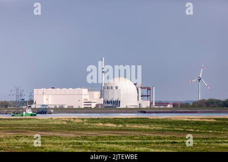 Stillgelegte Kernkraftwerk Brokdorf Stockfoto