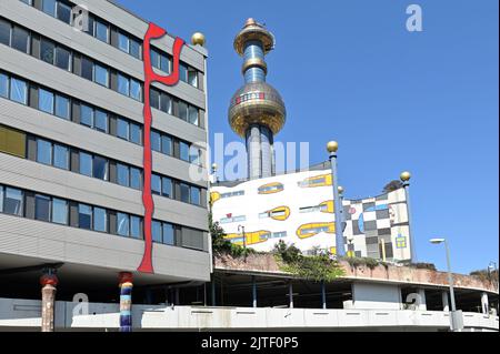 Wien, Österreich. 30. August 2022. Massives Ungleichgewicht des österreichischen Energieversorgers 'Wien Energie'. Der Bundesrechnungshof hat heute eine Prüfung der Wien Energie angekündigt Stockfoto