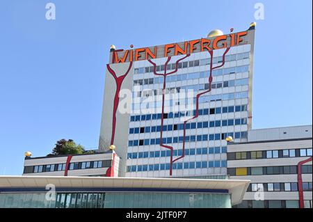 Wien, Österreich. 30. August 2022. Massives Ungleichgewicht des österreichischen Energieversorgers 'Wien Energie'. Der Bundesrechnungshof hat heute eine Prüfung der Wien Energie angekündigt Stockfoto