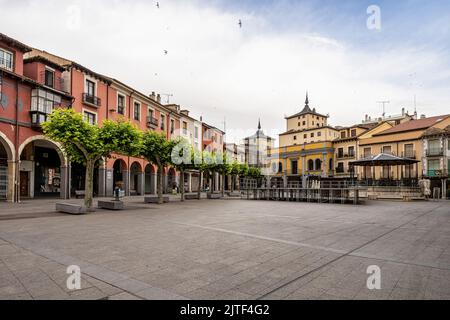 Aranda de Duero ist die Hauptstadt der Weinregion Ribera del Duero, Provinz Burgos, Spanien in Europa Stockfoto