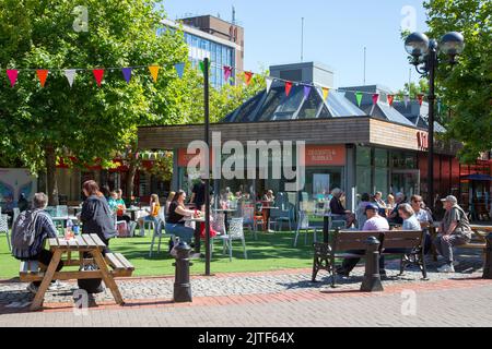 Mell Square, Solihull Stockfoto