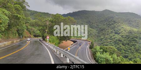 Beiyi Highway, Taipei Yilan - Aug 29, 2022 : der schönste Forest Highway, Beiyi Highway, Taiwan Stockfoto