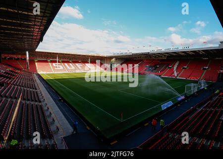 Allgemeine Innenansicht der Bramall Lane, Heimstadion von Sheffield United vor dem Sky Bet Championship-Spiel Sheffield United gegen Reading in der Bramall Lane, Sheffield, Großbritannien, 30.. August 2022 Stockfoto