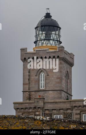 Isle of May Lighthouse, Firth of Forth, Schottland, Großbritannien Stockfoto