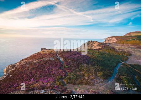 Blick auf Port Erin Isle of man Stockfoto