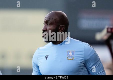 Darren Moore Sheffield Mittwoch Manager Stockfoto