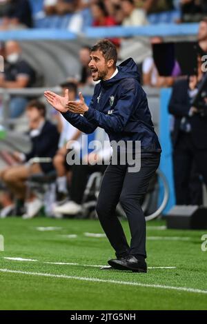 Reggio Emilia, Italien. 30. August 2022. Alessio Dionisi während US Sassuolo gegen AC Mailand, italienische Fußballserie A Spiel in Reggio Emilia, Italien, August 30 2022 Quelle: Independent Photo Agency/Alamy Live News Stockfoto