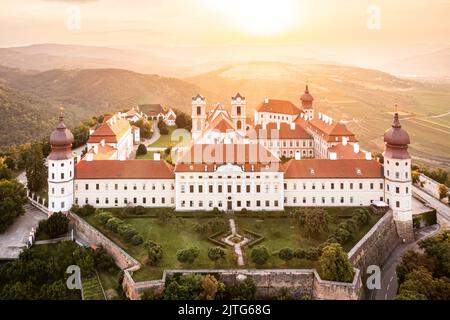 Kloster Gottweig in Wachau. Schönes Wahrzeichen in Niederösterreich, Europa im Sommer. Stockfoto