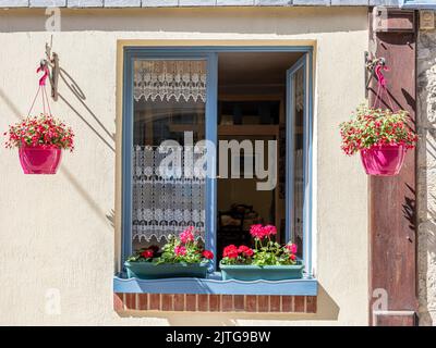 Honfleur, Departement Calvados, Nordwestfrankreich. Stockfoto