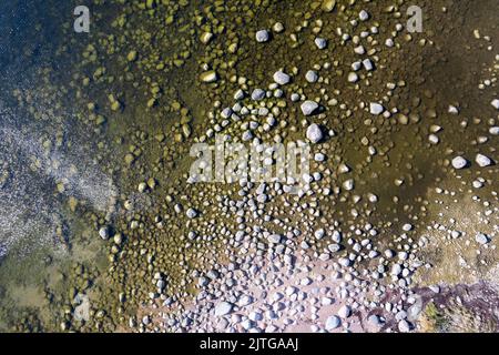 Hintergrund-Muster für Strand und Wasserlinie Stockfoto