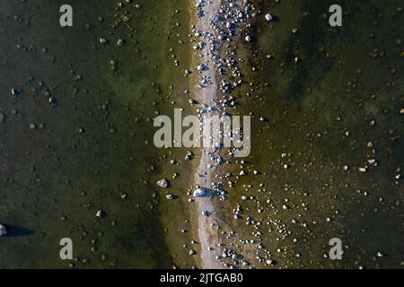 Hintergrund-Muster für Strand und Wasserlinie Stockfoto