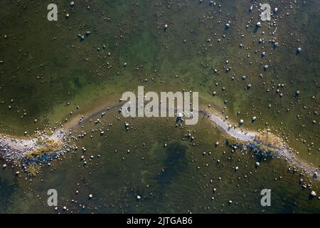 Hintergrund-Muster für Strand und Wasserlinie Stockfoto