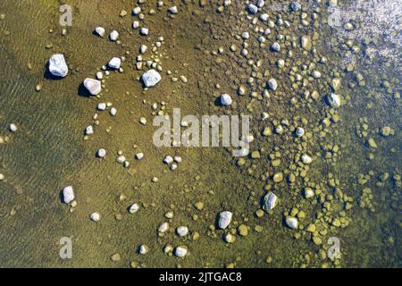 Hintergrund-Muster für Strand und Wasserlinie Stockfoto