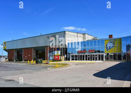 Sydney, Kanada - 6. August 2022: Das Center 200 ist ein Sport-, Unterhaltungs- und Tagungszentrum und derzeit die Heimat der Cape Breton Eagles, A Stockfoto