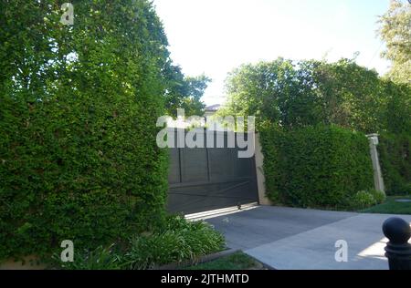 Encino California, USA 27. August 2022 Schauspieler Gary Coopers ehemaliges Haus/Haus in der 4723 White Oak Avenue am 27. August 2022 in Encino, California, USA. Foto von Barry King/Alamy Stockfoto Stockfoto