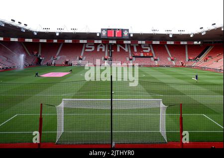 Southampton, England, 30.. August 2022. Während des Spiels der Premier League im St. Mary's Stadium, Southampton. Bildnachweis sollte lauten: Paul Terry / Sportimage Stockfoto