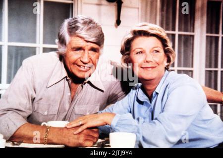 Dallas, Fernsehserie, USA 1978 - 1991, Darsteller: Jim Davis, Barbara Bel Geddes Stockfoto