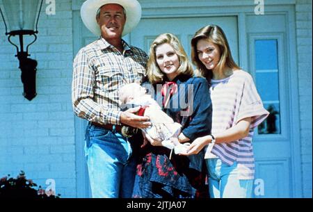 Dallas, Fernsehserie, USA 1978 - 1991, Darsteller: Steve Kanaly, Priscilla Beaulieu Presley, Shalane McCall Stockfoto