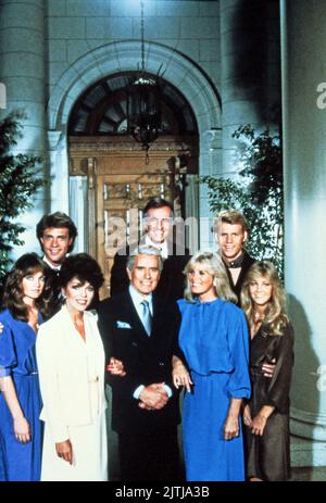 Dynasty, aka der Denver Clan, Fernsehserie, USA 1981 - 1989, Darsteller: Pamela Sue Martin, John James, Joan Collins, John Forsythe, Lee Bergere, Linda Evans, Al Corley, Heather Locklear Stockfoto