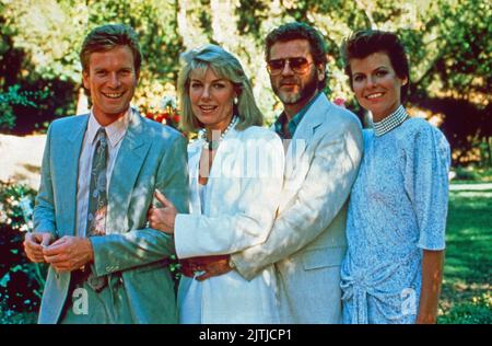 Falcon Crest, Fernsehserie, USA 1981 - 1990, Darsteller: William R. Mose, Susan Sullivan, Robert Foxworth, Dana Sparks Stockfoto