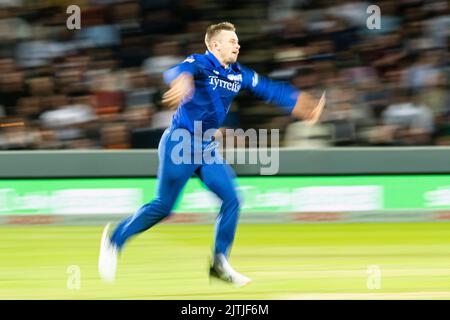 LONDON, GROSSBRITANNIEN. 30. August 2022. Freimaurer Grane von London Spirit während der Hundert - London Spirit vs Birmingham Phoenix am Dienstag, den 30. August 2022 in LONDON ENGLAND auf dem Lord's Cricket Ground. Kredit: Taka G Wu/Alamy Live Nachrichten Stockfoto