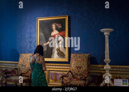 Apartment des Hotel de la Riviere, Carnavalet Museum, ein Museum, das der Geschichte der Stadt gewidmet ist, im Viertel Marais, Paris, Frankreich Stockfoto