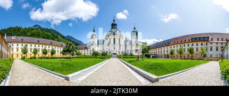 Abtei Ettal in Bayern, Deutschland Stockfoto