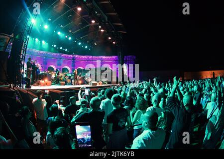 Mantova, Italien. 30. August 2022. Iggy Pop beim Auftritt im Palazzo Te während DES IGGY POP, Musikkonzert in Mantova, Italien, August 30 2022 Credit: Independent Photo Agency/Alamy Live News Stockfoto