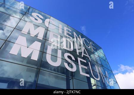 Das renommierte National Science and Media Museum mit hochkarätigen Ausstellungen und interaktiven Galerien in der Stadt Bradford, West Yorkshire, Großbritannien Stockfoto