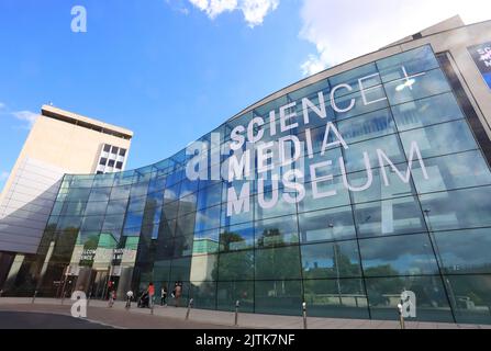 Das renommierte National Science and Media Museum mit hochkarätigen Ausstellungen und interaktiven Galerien in der Stadt Bradford, West Yorkshire, Großbritannien Stockfoto