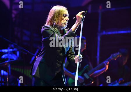 Mantova, Italien. 30. August 2022. Iggy Pop beim Auftritt im Palazzo Te während DES IGGY POP, Musikkonzert in Mantova, Italien, August 30 2022 Credit: Independent Photo Agency/Alamy Live News Stockfoto