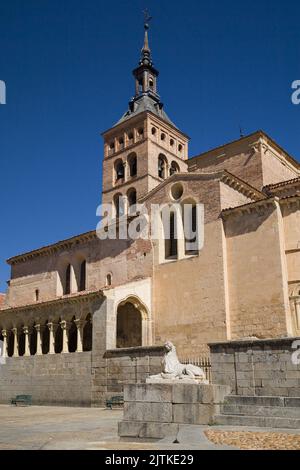 Kirche San Martin in Segovia, Spanien. Stockfoto