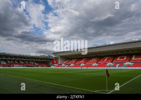 Bristol, Großbritannien. 31. August 2022. Allgemeine Ansicht des Ashton Gate Stadions, Heimstadion der Bristol City in Bristol, Großbritannien am 8/31/2022. (Foto von Gareth Evans/News Images/Sipa USA) Quelle: SIPA USA/Alamy Live News Stockfoto