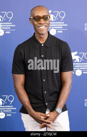 Lido Di Venezia, Italien, 31/08/2022, Don Cheadle nimmt an der Fotocolo für „White Noise“ beim Internationalen Filmfestival Venedig 79. am 31. August 2022 in Venedig, Italien, Teil. ©Foto: Cinzia Camela. Stockfoto