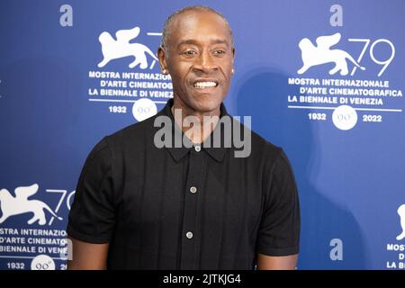 Lido Di Venezia, Italien, 31/08/2022, Don Cheadle nimmt an der Fotocolo für „White Noise“ beim Internationalen Filmfestival Venedig 79. am 31. August 2022 in Venedig, Italien, Teil. ©Foto: Cinzia Camela. Stockfoto