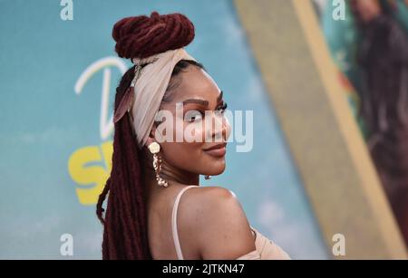 Meagan kommt gut zu Netflix’s ‘Day Shift’ Los Angeles Premiere im Regal Cinemas LA Live am 10. August 2022 in Los Angeles, CA. © OConnor/AFF-USA.com Stockfoto