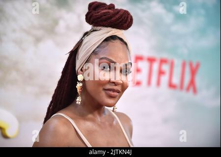 Meagan kommt gut zu Netflix’s ‘Day Shift’ Los Angeles Premiere im Regal Cinemas LA Live am 10. August 2022 in Los Angeles, CA. © OConnor/AFF-USA.com Stockfoto