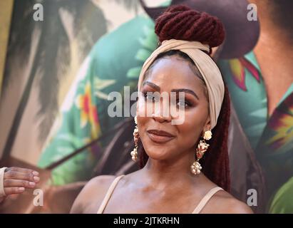 Meagan kommt gut zu Netflix’s ‘Day Shift’ Los Angeles Premiere im Regal Cinemas LA Live am 10. August 2022 in Los Angeles, CA. © OConnor/AFF-USA.com Stockfoto