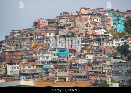 Vidigal Hill in Rio de Janeiro Brasilien Stockfoto