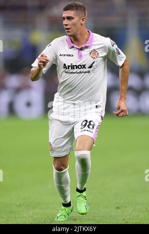 Mailand, Italien, 30.. August 2022. Luca Zanimacchia von US Cremonese während der Serie A Spiel bei Giuseppe Meazza, Mailand. Bildnachweis sollte lauten: Jonathan Moscrop / Sportimage Stockfoto
