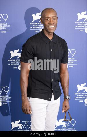 Lido Di Venezia, Italien, 31/08/2022, Don Cheadle nimmt an der Fotocolo für „White Noise“ beim Internationalen Filmfestival Venedig 79. am 31. August 2022 in Venedig, Italien, Teil. ©Foto: Cinzia Camela. Stockfoto