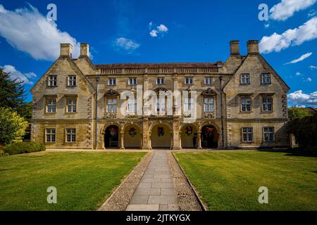 Die Pepys Library Cambridge im Magdala College der Universität Cambridge. Irgendwann nach 1700 fertiggestellt, aber wahrscheinlich ab 1640 geplant. Stockfoto