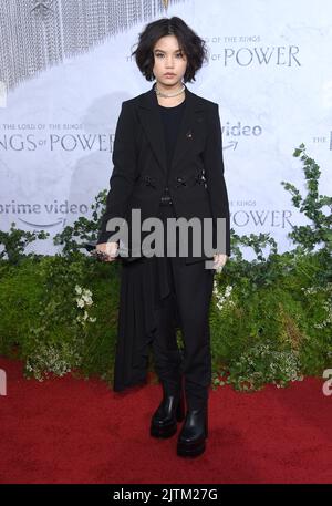 Riley Lai Nelet bei der Premiere von „der Herr der Ringe: Die Ringe der Macht“ in Los Angeles, die am 15. August 2022 in den Culver Studios in Culver City, CA, stattfand. © OConnor / AFF-USA.com Stockfoto