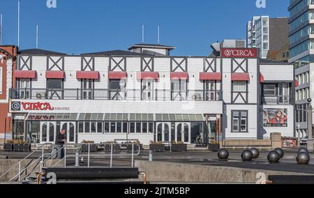 Circa Theatre, Wellington Waterfront Stockfoto