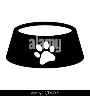 Symbol für Hundeschüssel. Symbol für Website-Design, Logo, App, UI. Vektorgrafik EPS10 Stock Vektor
