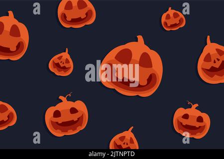 Halloween Hintergrund. Halloween Illustration Vorlage für Poster, Flyer, Verkauf und alle Design. Stock Vektor