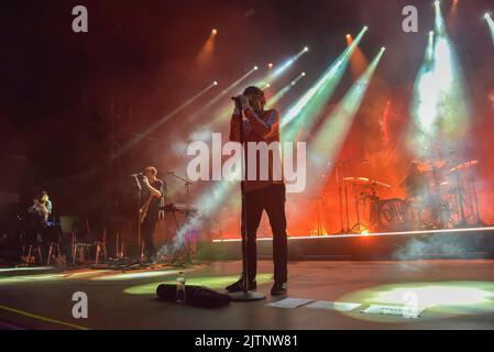 Rom, Italien. 30. August 2022. Louis Tomlinson beim Konzert im Auditorium Parco della Music in Rom. (Foto: Roberto Bettacchi/Pacific Press) Quelle: Pacific Press Media Production Corp./Alamy Live News Stockfoto