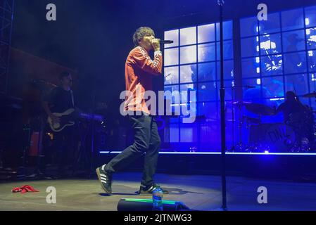 30. August 2022, Rom, Italien: Louis Tomlinson beim Konzert im Auditorium Parco della Music in Rom. (Bild: © Roberto Bettacchi/Pacific Press via ZUMA Press Wire) Stockfoto