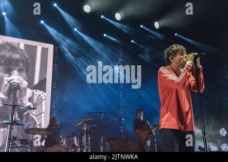 30. August 2022, Rom, Italien: Louis Tomlinson beim Konzert im Auditorium Parco della Music in Rom. (Bild: © Roberto Bettacchi/Pacific Press via ZUMA Press Wire) Stockfoto