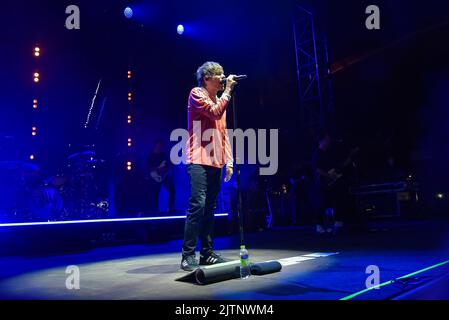 30. August 2022, Rom, Italien: Louis Tomlinson beim Konzert im Auditorium Parco della Music in Rom. (Bild: © Roberto Bettacchi/Pacific Press via ZUMA Press Wire) Stockfoto